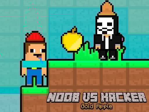 Noob vs Hacker Gold Apple